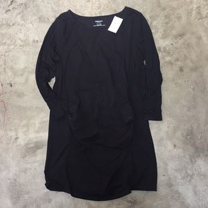 Motherhood maternity S black ruched shirt